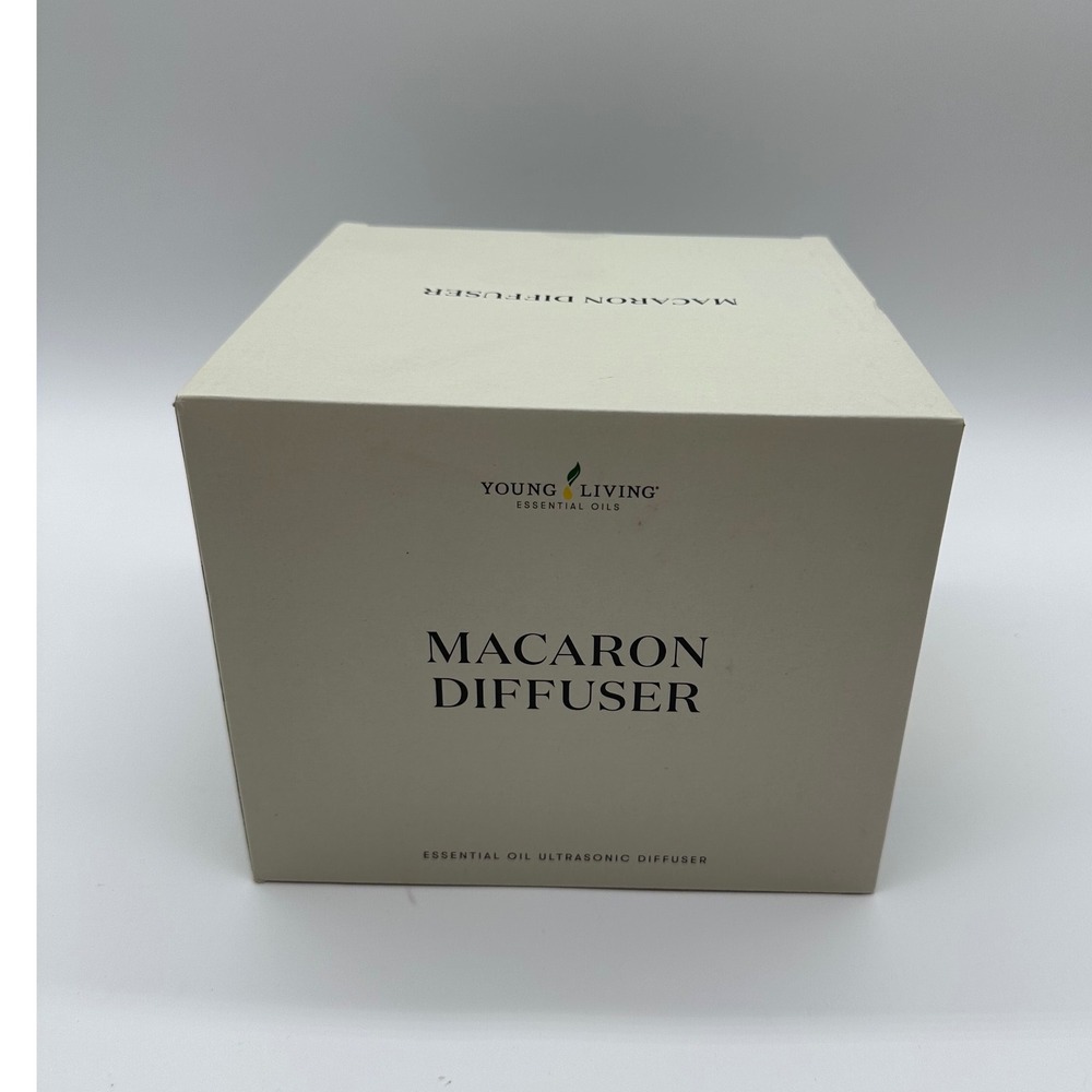Young Living Macaron Ultrasonic Diffuser Essential Oil 38082 New Open Box